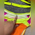 Neon Orange and Pink Bikini Set Size M Size M Photo 1