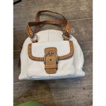 Coach  Soho Buckle Dome Shoulder Bag White Tan Pebbled‎ Leather Y2K Leather Photo 1