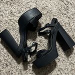 AQUA SWEET Faux Leather Square Toe Block Heel Sandals, Size 8.5, NEW in Box Photo 3