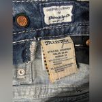 Miss Me  Buckle Boot Cut Denim Washed Jeans Embellished Crystal Pockets Photo 9