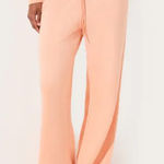SKIMS  Size Small Neon Orange French Terry Low Rise Straight Leg Pants NWT  Photo 0