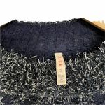 Raga NWOT Sweater Navy Silver Eyelash Size Small Party Holiday Bohemian Dressy Photo 9