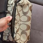 Coach  Brown & Tan Signature Canvas Shoulder Bag Photo 8