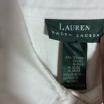 Ralph Lauren  White Button Down Shirt with Embroidered Crest Photo 2