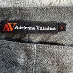 Adrienne Vittadini  Pants Womens Sz 8 Heather Gray Dress Wide Leg 32x32 Photo 5