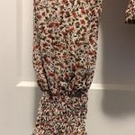 Princess Polly Long Sleeve Cuff Ditsy Floral Smocked Waist Crop Top Size 0 Photo 2