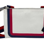 Alfani Miahh Web Strap Womens Crossbody Bag Double Zip Purse New Photo 0