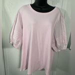 On 34th Lavender Trendy Plus Size Puff Photo 1