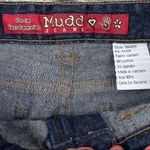 Mudd Y2K 2000’s Faded Dark Wash Utility High Rise Wide Straight Leg Crop Jeans Photo 3