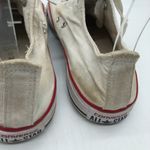 Converse  All Star Low Top Sneakers Canvas White Womens 7.5 Mens 5.5 Photo 9