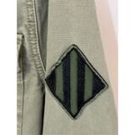 ZARA  Green Cotton Military Jacket M Photo 3