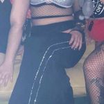 Forever 21 50th Anniversary FORVER 21 Hello Kitty Bling Track Pants Size Large Photo 0