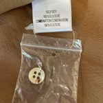 Haute Hippie  chiffon silk flat ruffle button down sheer sleeveless collared top Photo 7