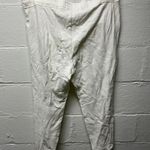 Abercrombie & Fitch White Jogger Sweatpants Photo 4