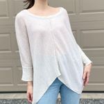 Free People “Whole Lotta Love” Oversized Asymmetrical Hem Sweater Top OS Photo 1