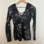 Lululemon - Scoop Back Long Sleeve Garden Party Smooth Silver Multi Athletic Photo 4