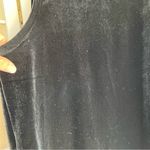 J.Crew  Velvet Mock neck tank in Black size small style J7852 Photo 4