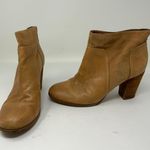 Kate Spade Genuine Leather Suede Stacked Wood High Heel Ankle Booties Boots Shoe Photo 0