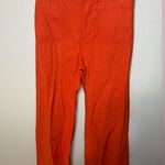 Anthropologie  Maeve Vibrant Orange the Colette Trousers Photo 0