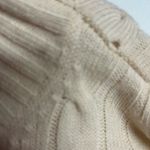 Jacqueline Ferrar Vintage Ivory Cable Knit Mock neck Sweater Photo 2