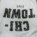 PINK - Victoria's Secret PINK VS Chi - Town fall / winter sequin casual hoodie front full zip size S Photo 7