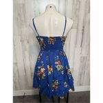 Band of Gypsies Blue Floral Sundress Fit & Flare | Size Small Photo 2