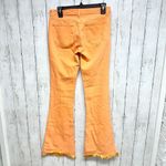 Rare Christopher Kane X J Brand Jeans Sz 27 Cotton Neon Orange Martini Flare Photo 5