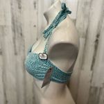 Bikini top of crop top Blue Photo 5