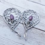 Large Dangle Earrings Pierced Ears Photo 3