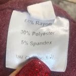 Maternity Maroon Joggers Size XXL Red Photo 3