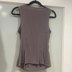 Pilcro  Women's Light Purple Button Scrunch Shirt Tank Top Sz Small Photo 3