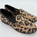 Vivaia Eloise Minimalist Old Money Penny Loafers Knit Comfort Leopard 7 Photo 0