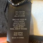 Adrienne Vittadini Pants 4 Black Tan Classic Style slacks Pockets Geometric Photo 3