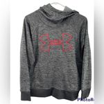 Under Armour Women's Gray Big Logo Pullover Hoodie Sweatshirt Size Small Photo 6