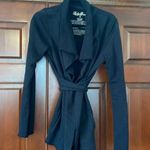 Lucky Brand , black wrap, cardigan, knit, jacket, size medium Photo 0
