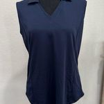 Lady Hagen Navy Sleeveless Women's Top Photo 0