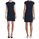 Theory  Onine Oxford Knit Day Dress in Black size 12 Photo 1