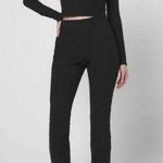 Good American NWT Double Knit Rib Slim Pant - Size 4 (XL) Photo 0