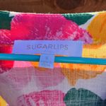 Sugar Lips  Kokomo Floral Martina Balloon Sleeve Button Down Blouse Small Photo 4