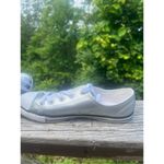 Converse All Star Chuck Taylor silver metallic low top sneakers, women's size 7 Photo 4