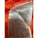 Banana Republic NEW Coral Crochet Knit Short Sleeve Knit Cover Up Top Size L Photo 4