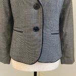 Talbots Houndstooth Blazer 2P Black White Career Office Jacket Mature Corpcore Photo 11
