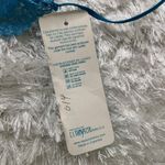 NWT Teal Blue Sheer Lace Stretch Bralette Sz Large Adjustable Photo 5