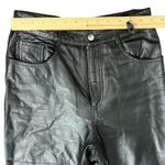 LPA Revolve Black 100% Leather High Rise Lined Slim Tapered Leg Pants Size S Photo 1
