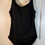 Catalina  Black Ribbed One Piece Swimsuit Size Med EUC #2693 Photo 0