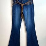 Vintage Y2K 90s Fringe Flare stretch Hippie Boho Western Jeans new nwt 11 12 new Size undefined Photo 1
