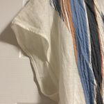 ZARA  Women’s Short-sleeve V Neck Striped Front Tie Top Photo 4