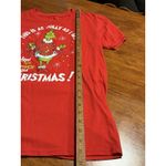 The Grinch How the Grinch Stole Christmas Red Graphic T Shirt Womens Small Photo 3