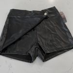 Haley & June Black Faux Leather Skirt Skort Size Women's Small NWT Photo 1