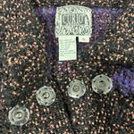 Anthropologie Curio‎ Brown Purple Fuschia Knit Chunky Cardigan XL Funky Colorful Photo 5